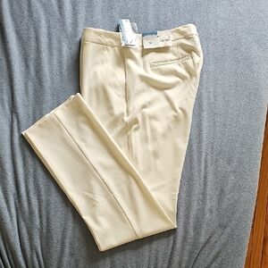 Women's Slim Leg Cream Pants